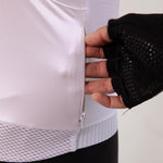 CAMISA CICLISMO MANGA CORTA ESSENTIAL WHITE PARA HOMBRE