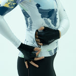 CAMISA CICLISMO MANGA LARGA FRACT GRIS PARA MUJER