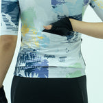 CAMISA CICLISMO MANGA CORTA FRACT GRIS PARA MUJER