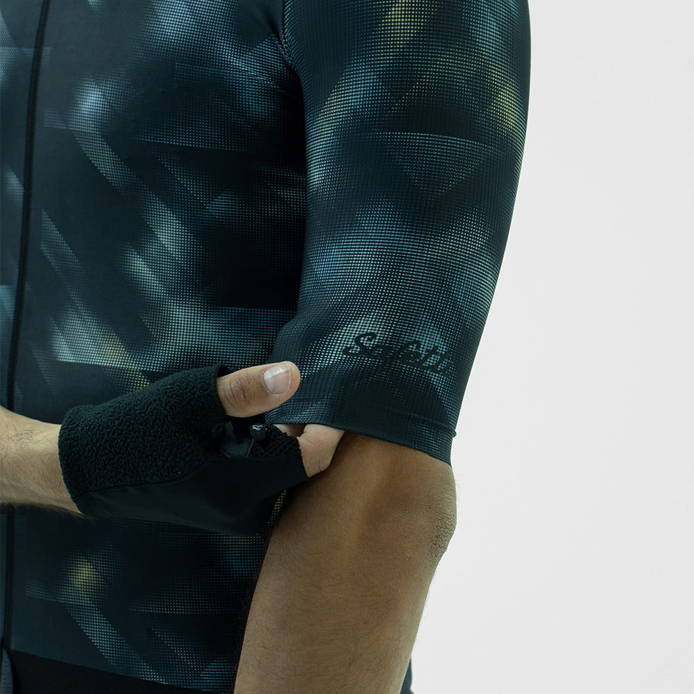 CAMISA CICLISMO MANGA CORTA STROBE NEGRO PARA HOMBRE