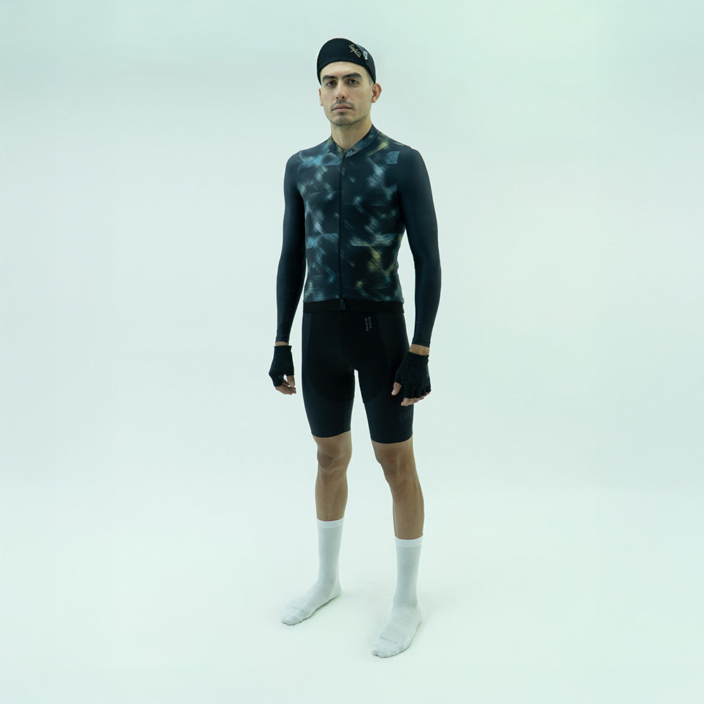 CAMISA CICLISMO MANGA LARGA STROBE NEGRO PARA HOMBRE