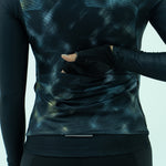 CAMISA CICLISMO MANGA LARGA STROBE NEGRO PARA MUJER