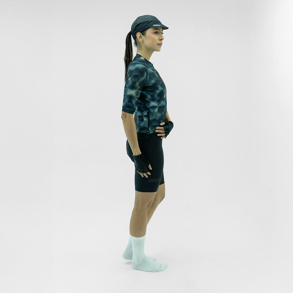 CAMISA CICLISMO MANGA CORTA STROBE NEGRO PARA MUJER