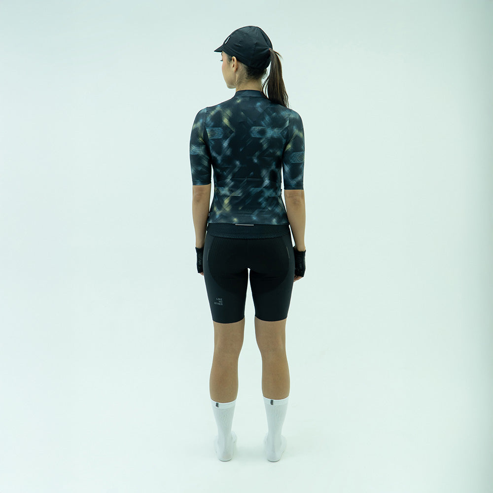 CAMISA CICLISMO MANGA CORTA STROBE NEGRO PARA MUJER