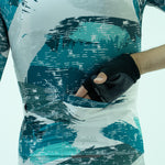 CAMISA CICLISMO MANGA CORTA SWIPE BLANCO PARA HOMBRE