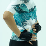 CAMISA CICLISMO MANGA CORTA SWIPE BLANCO PARA MUJER