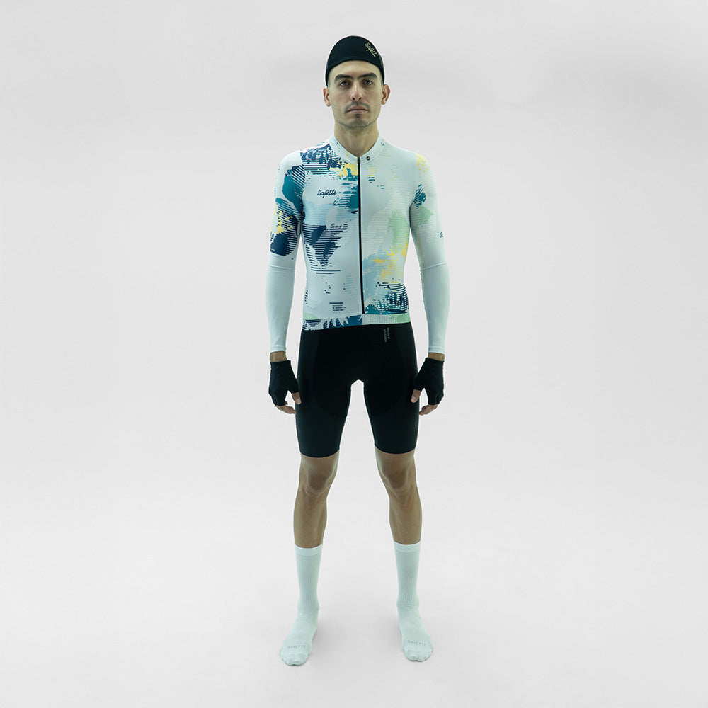 CAMISA CICLISMO MANGA LARGA FRACT GRIS PARA HOMBRE