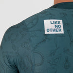 CAMISA CICLISMO MANGA CORTA CLASSIC PARTS ESMERALDA PARA HOMBRE