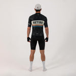 CAMISA CICLISMO MANGA CORTA RETIRO 2025 BLACK PARA HOMBRE