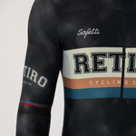 CAMISA CICLISMO MANGA LARGA RETIRO 2025 BLACK PARA HOMBRE