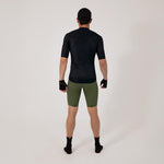 CAMISA CICLISMO MANGA CORTA ESSENTIAL BLACK PARA HOMBRE