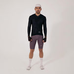 CAMISA CICLISMO MANGA LARGA ESSENTIAL BLACK PARA HOMBRE