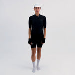 CAMISA CICLISMO MANGA CORTA LATITUDE NERO PARA MUJER