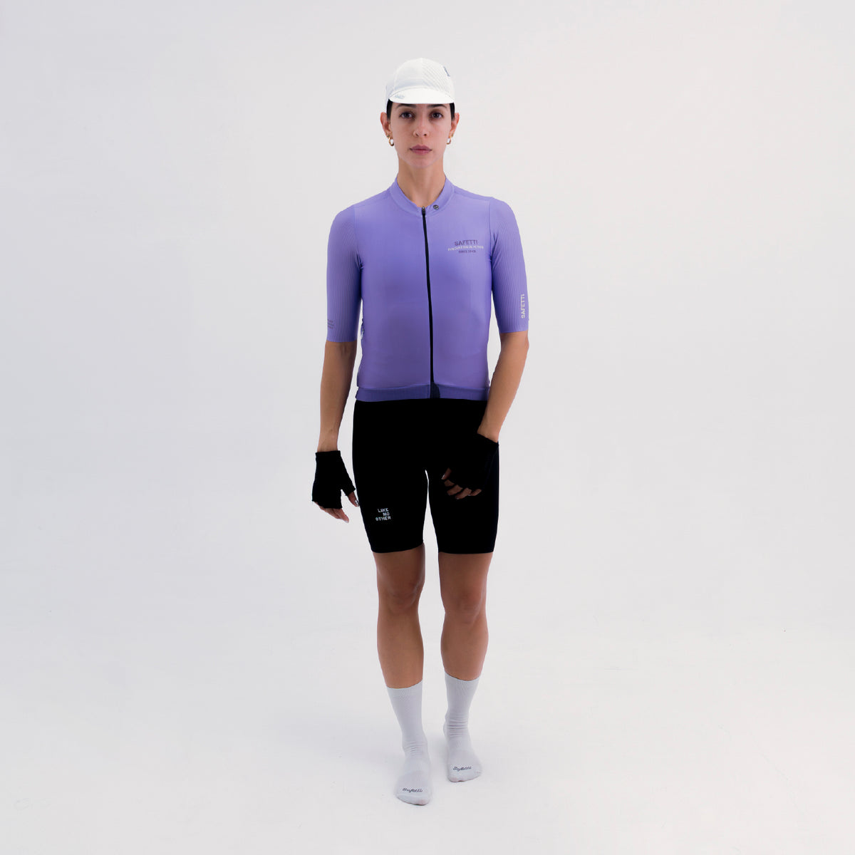 CAMISA CICLISMO MANGA CORTA UVA PARA MUJER