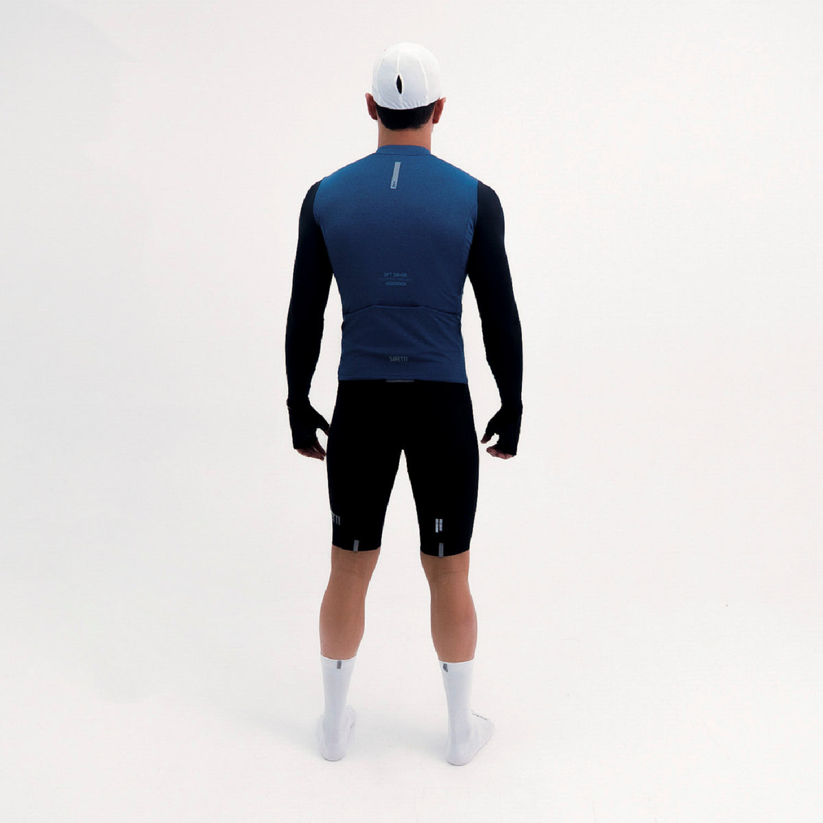 CAMISA CICLISMO MANGA LARGA CLIMATE AZUL PARA HOMBRE