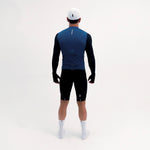 CAMISA CICLISMO MANGA LARGA CLIMATE AZUL PARA HOMBRE