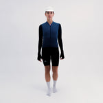 CAMISA CICLISMO MANGA LARGA CLIMATE AZUL PARA MUJER