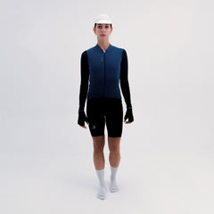 CAMISA CICLISMO MANGA LARGA CLIMATE AZUL PARA MUJER