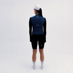 CAMISA CICLISMO MANGA LARGA CLIMATE AZUL PARA MUJER