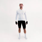 CAMISA CICLISMO MANGA LARGA LATITUDE BLANCA PARA HOMBRE