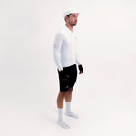 CAMISA CICLISMO MANGA LARGA LATITUDE BLANCA PARA HOMBRE