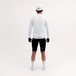 CAMISA CICLISMO MANGA LARGA LATITUDE BLANCA PARA HOMBRE