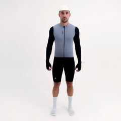 CAMISA CICLISMO MANGA LARGA CLIMATE GRIS PARA HOMBRE