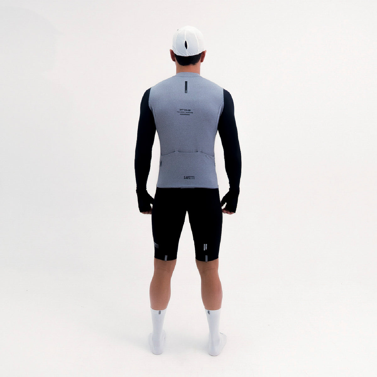 CAMISA CICLISMO MANGA LARGA CLIMATE GRIS PARA HOMBRE