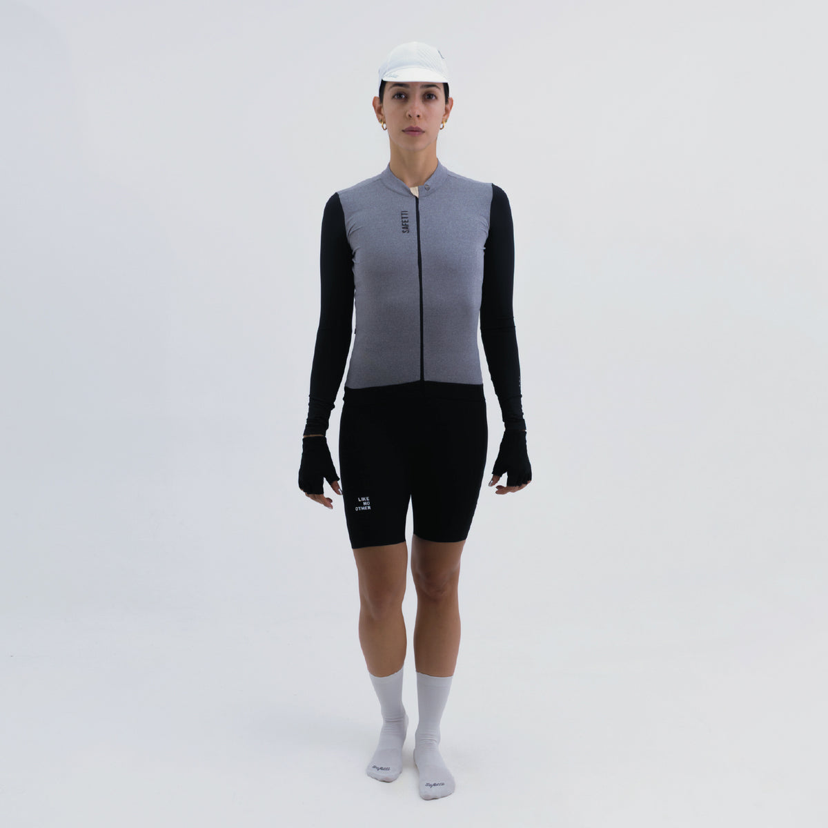 CAMISA CICLISMO MANGA LARGA CLIMATE GRIS PARA MUJER