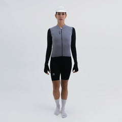 CAMISA CICLISMO MANGA LARGA CLIMATE GRIS PARA MUJER
