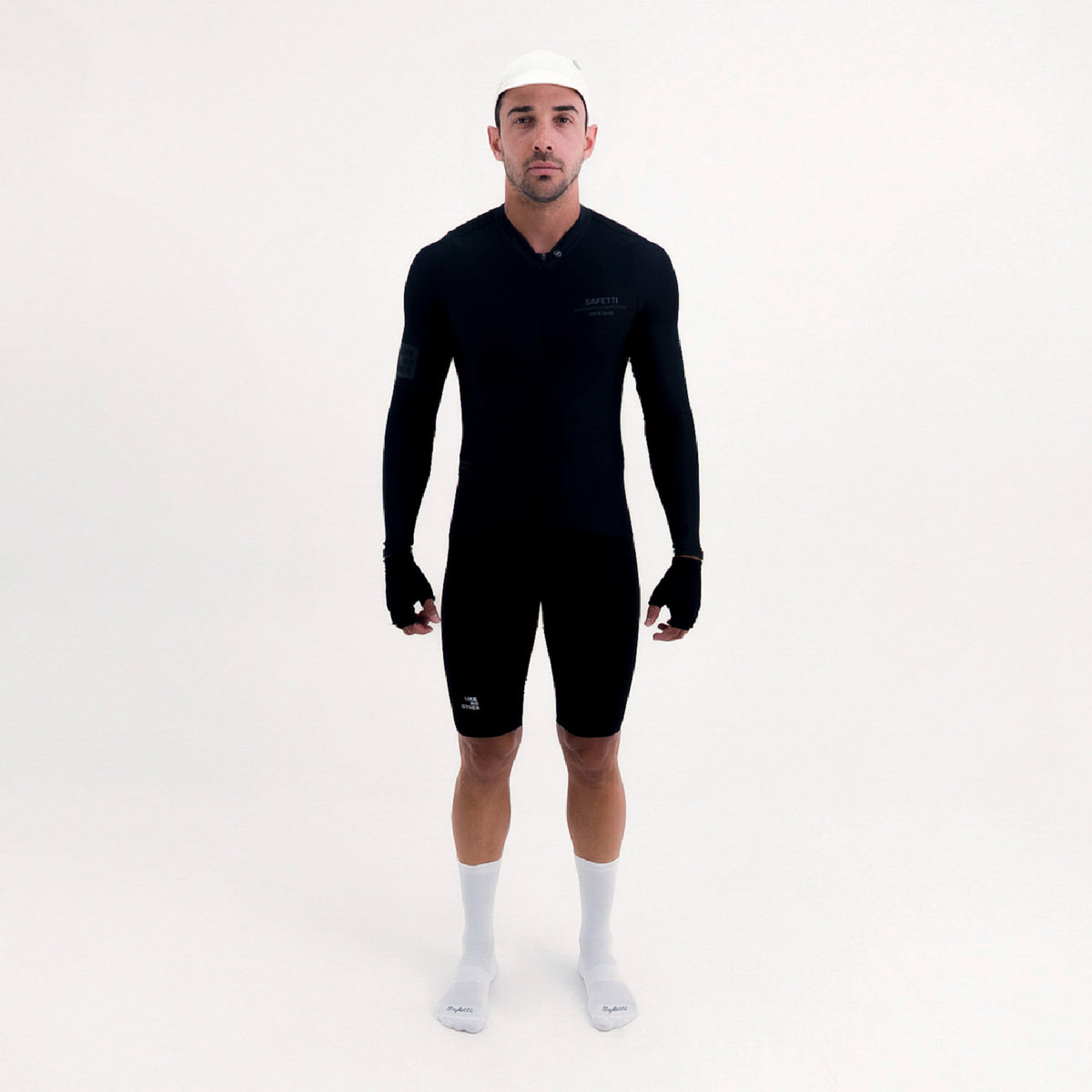 CAMISA CICLISMO MANGA LARGA LATITUDE NERO PARA HOMBRE