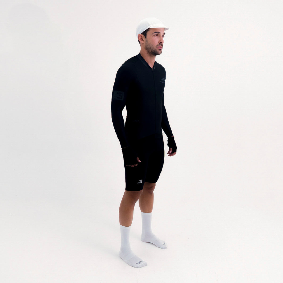 CAMISA CICLISMO MANGA LARGA LATITUDE NERO PARA HOMBRE