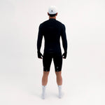 CAMISA CICLISMO MANGA LARGA LATITUDE NERO PARA HOMBRE