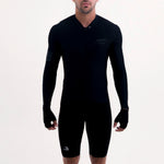 CAMISA CICLISMO MANGA LARGA LATITUDE NERO PARA HOMBRE