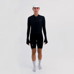 CAMISA CICLISMO MANGA LARGA LATITUDE NERO PARA MUJER