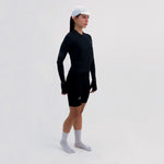 CAMISA CICLISMO MANGA LARGA LATITUDE NERO PARA MUJER