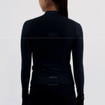 CAMISA CICLISMO MANGA LARGA LATITUDE NERO PARA MUJER