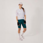 CAMISA CICLISMO MANGA CORTA ESSENTIAL WHITE PARA MUJER