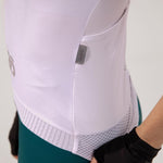 CAMISA CICLISMO MANGA CORTA ESSENTIAL WHITE PARA MUJER