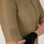 CAMISA CICLISMO MANGA CORTA ESSENTIAL GOLD PARA MUJER