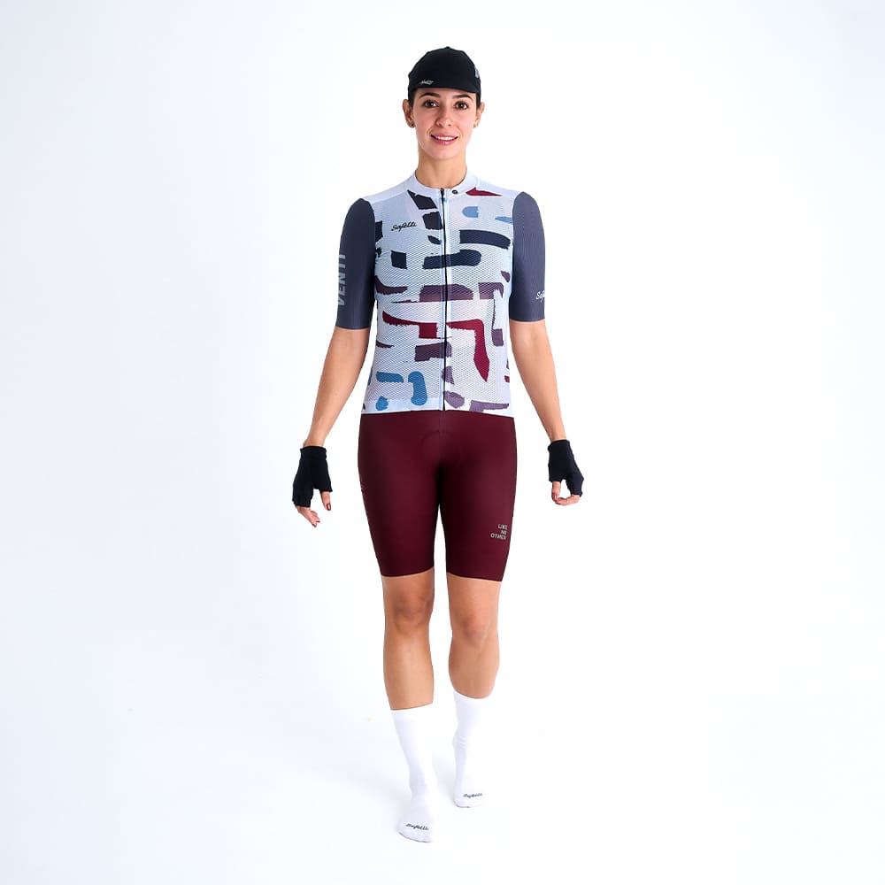 CAMISA CICLISMO MANGA CORTA ROOTED PARA MUJER