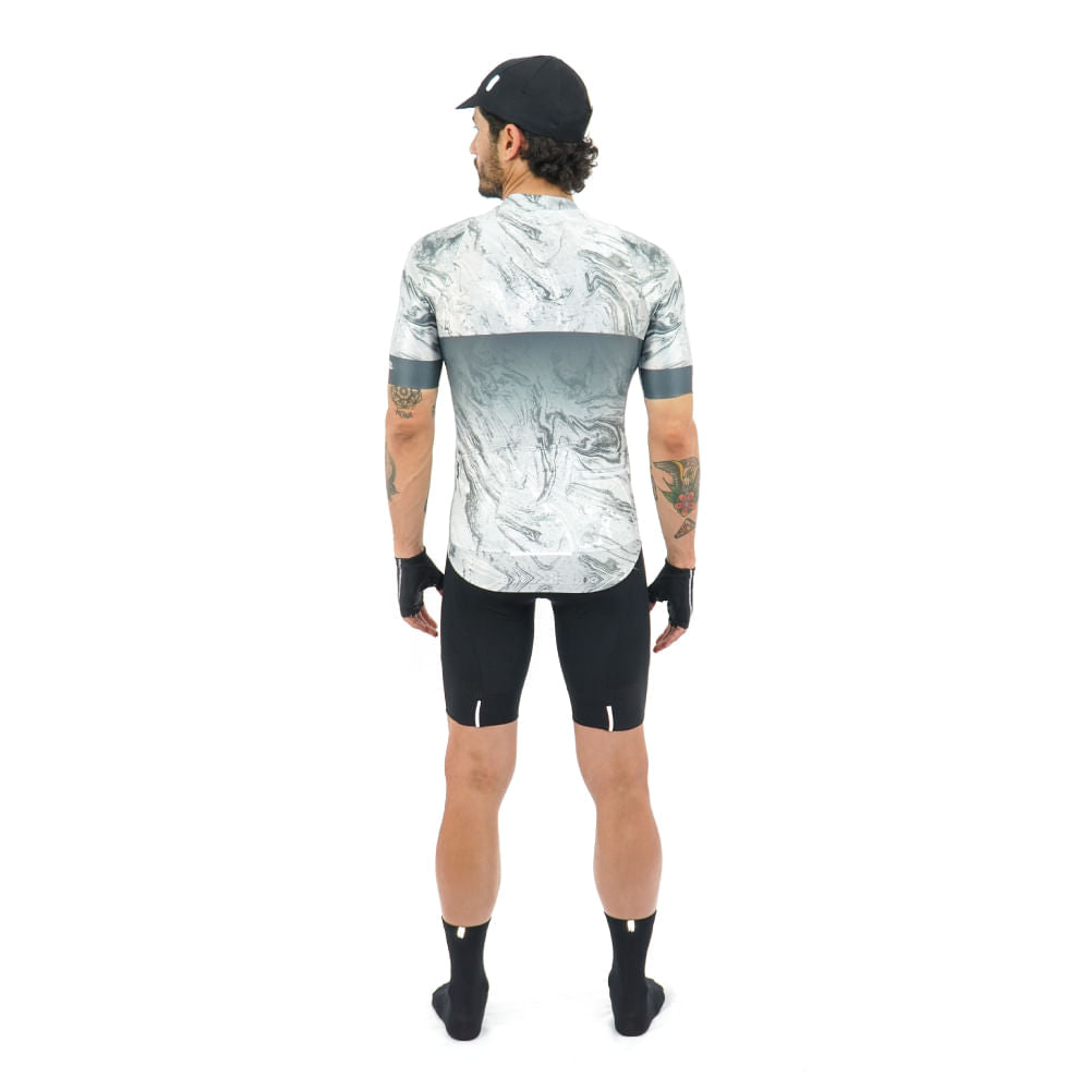 CAMISA CICLISMO MANGA CORTA VINCITORE GRIGGIO PARA HOMBRE