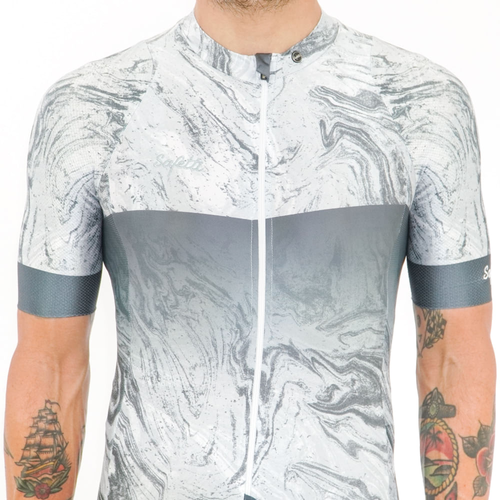 CAMISA CICLISMO MANGA CORTA VINCITORE GRIGGIO PARA HOMBRE