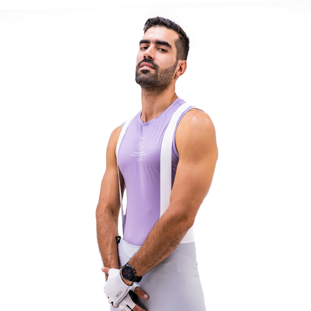 CAMISA INTERIOR CICLISMO MANGA SISA PLUM CIRUELA PARA HOMBRE
