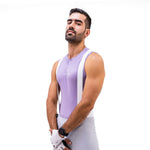 CAMISA INTERIOR CICLISMO MANGA SISA PLUM CIRUELA PARA HOMBRE