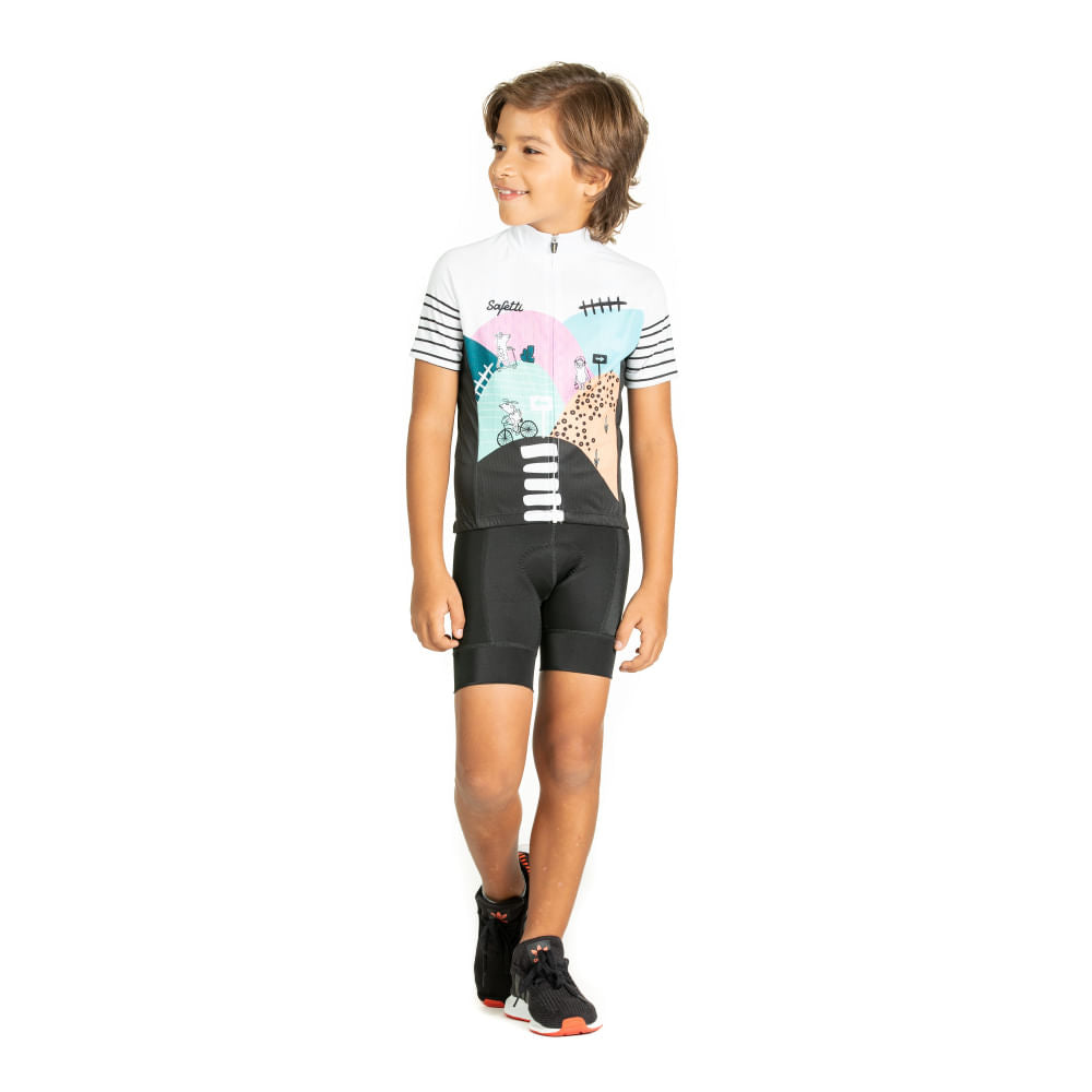 CAMISA CICLISMO MANGA CORTA DOLCE GIRO JUNIOR PARA NIÑOS