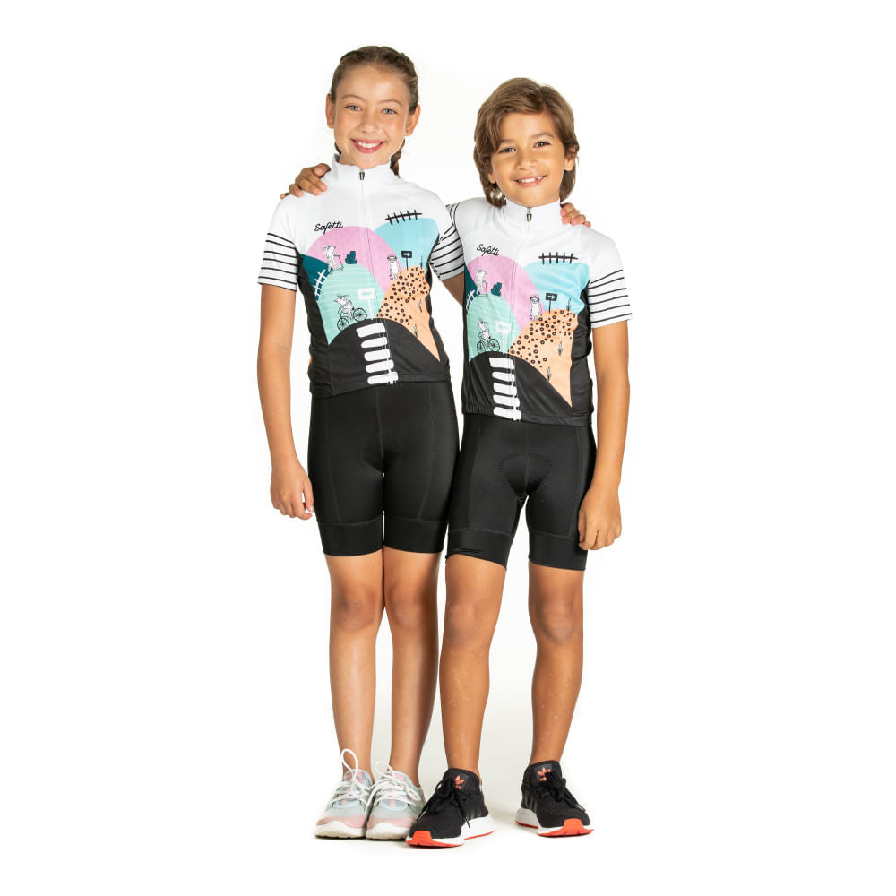 CAMISA CICLISMO MANGA CORTA DOLCE GIRO JUNIOR PARA NIÑOS