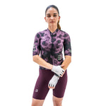 CAMISA CICLISMO MANGA CORTA TIDE CIRUELA PARA MUJER