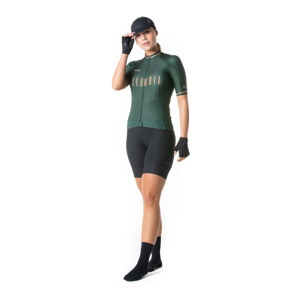 CAMISA CICLISMO COLOMBIA 3,6 MTS PARA MUJER