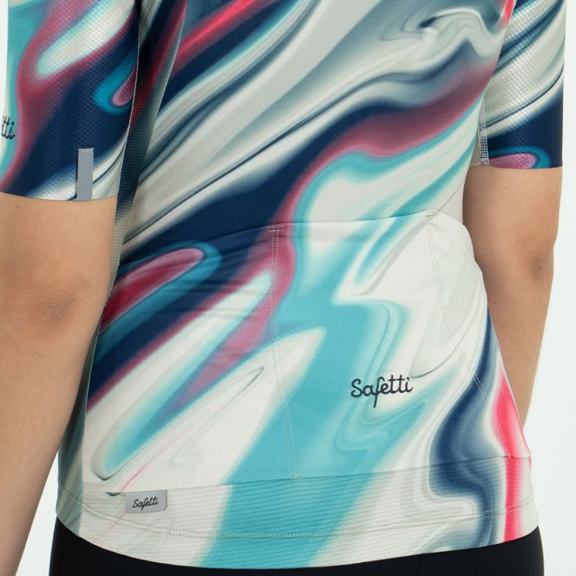 CAMISA CICLISMO MANGA CORTA MARMORIZZATO PARA MUJER